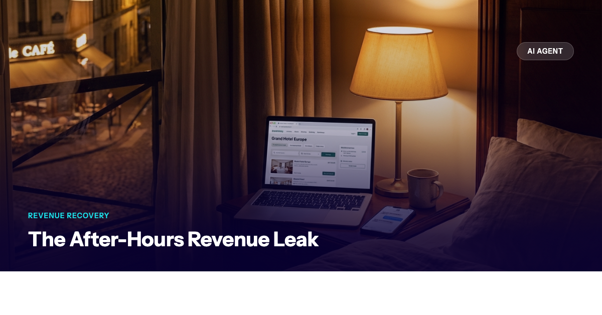 TrustYou blog header: after-hours-revenue-leak